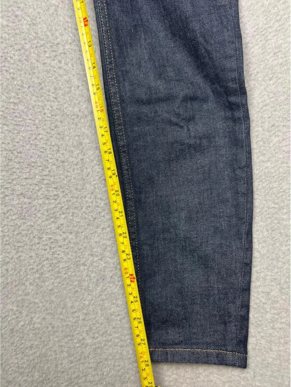 Everlane High Waist Straight Leg Denim Jeans Womens 27 R Dark Wash Classic